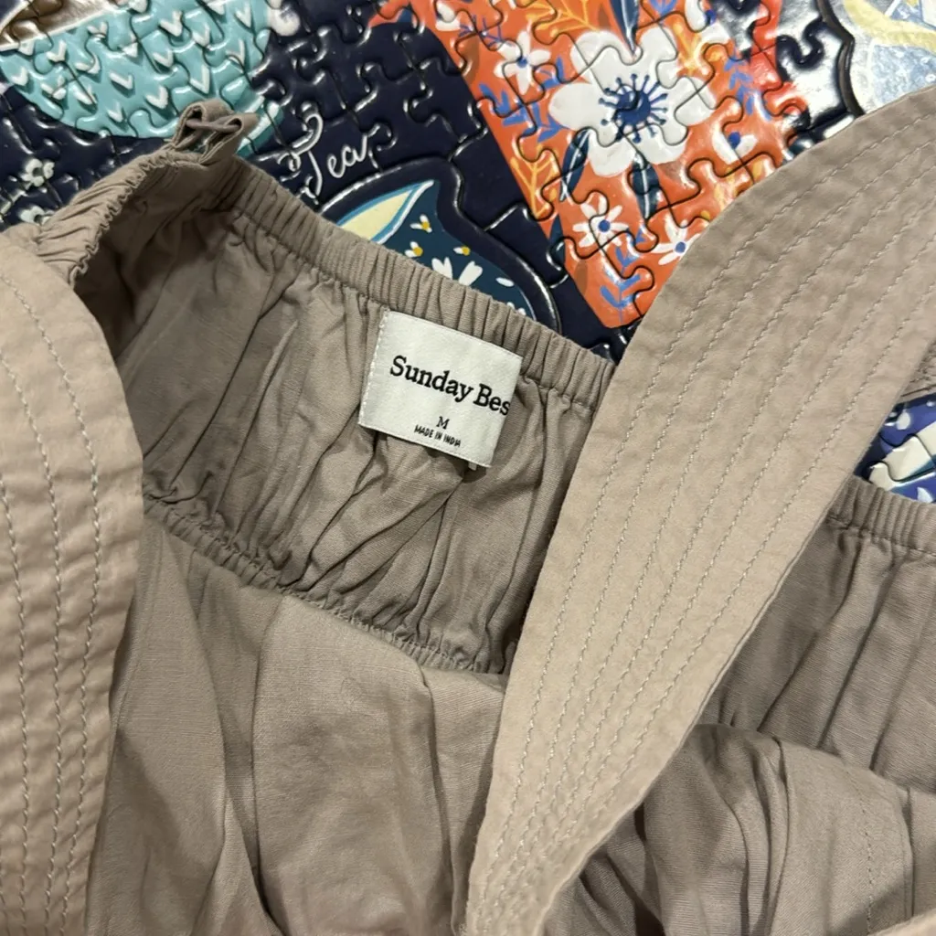 Aritzia Sunday Best Martine Poplin Dress Ashen - Image 5