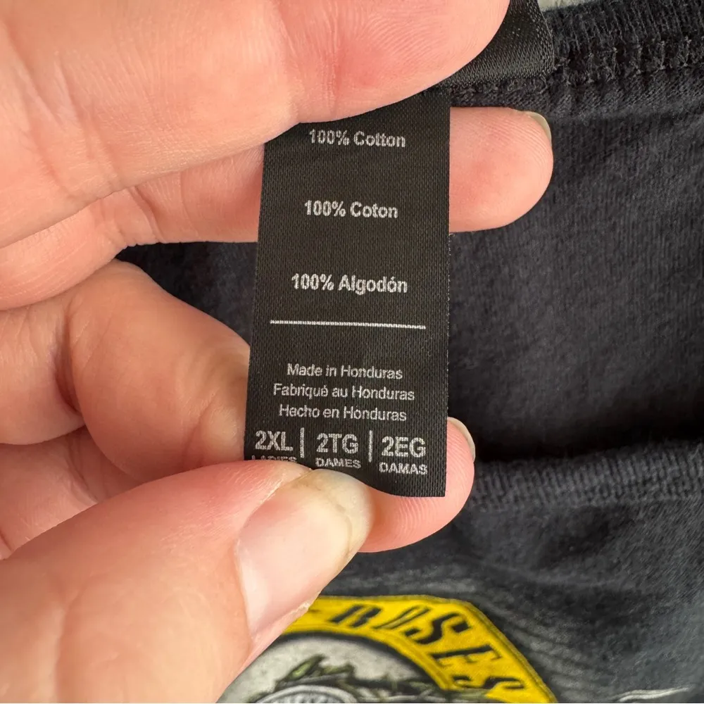 Harley Davidson Guns N Roses tank size 2XL Black - Image 5