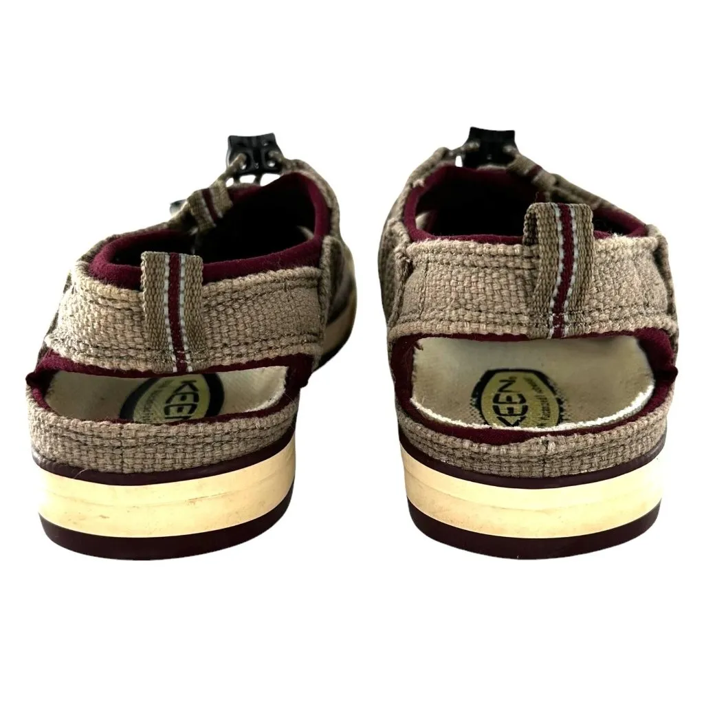 Keen Gray Coronado Vulcanized Canvas Fisherman Sandal Hiking Shoes Size 6.5 - Image 5