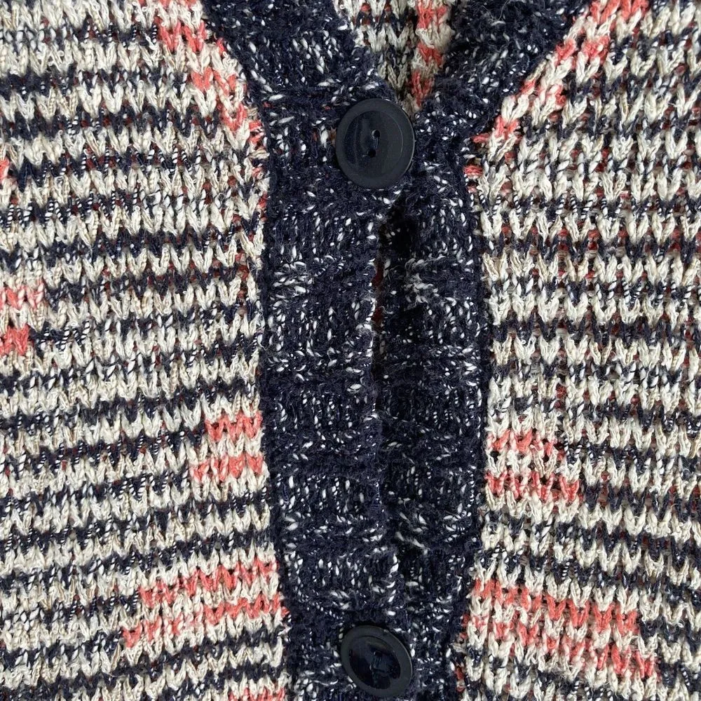 Anthropologie Moth Dolman Sleeve Cardigan Sweater Size Med Buttons Pockets Knit - Image 5