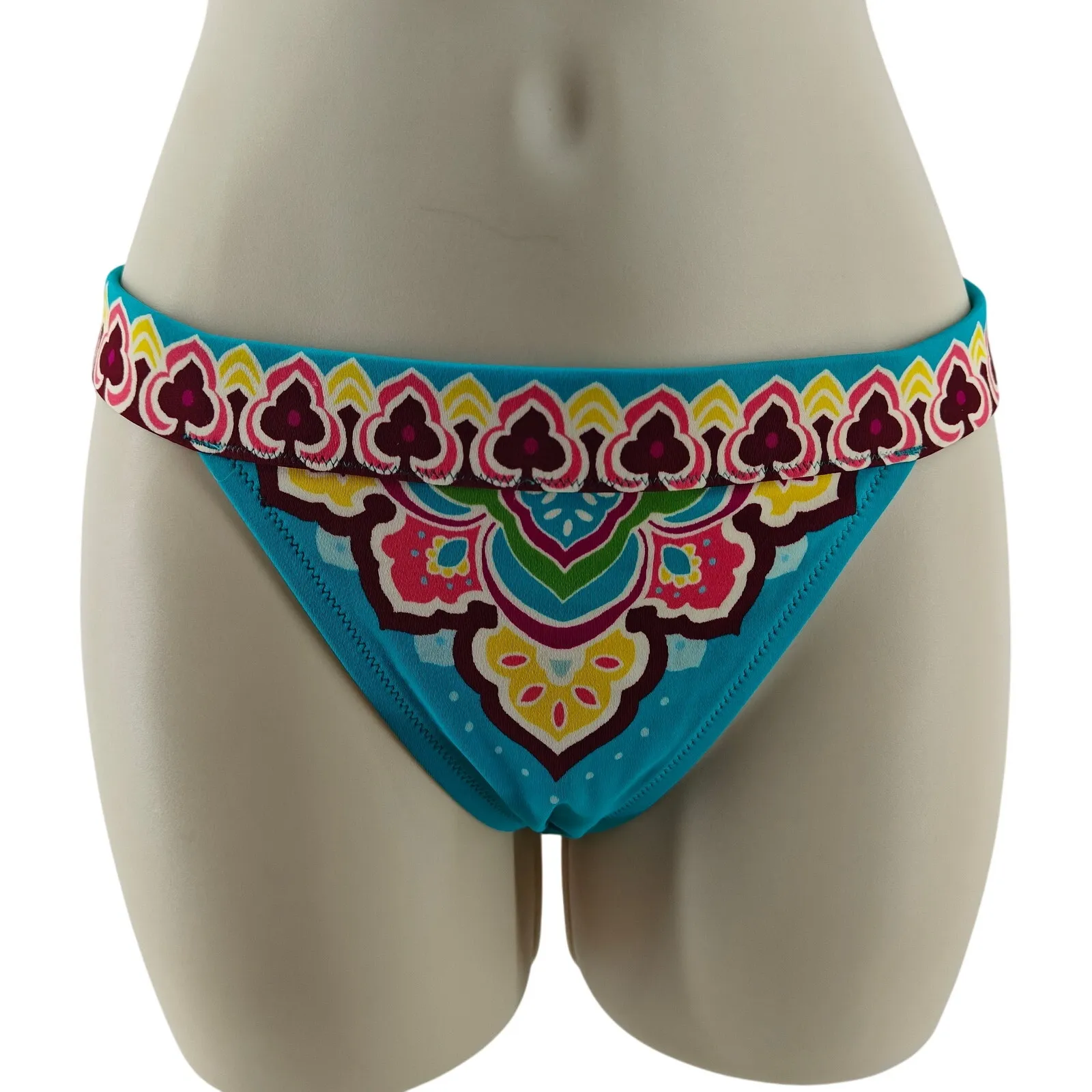 Victoria Secret Colorful Boho Bandeau Bikini Set Womens Small - Image 3