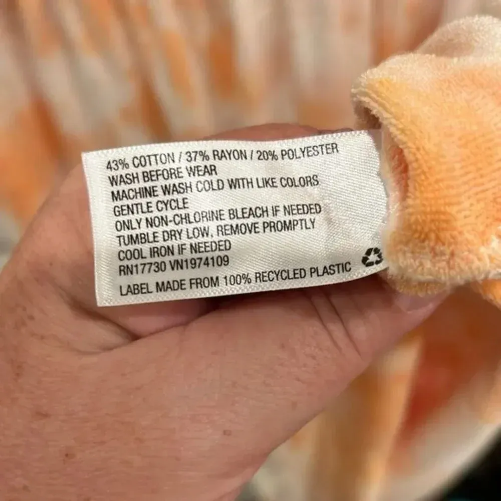 Wild Fable Short Sleeve Tye Dye Babydoll Sweatshirt Dress size‎ Medium - Image 5