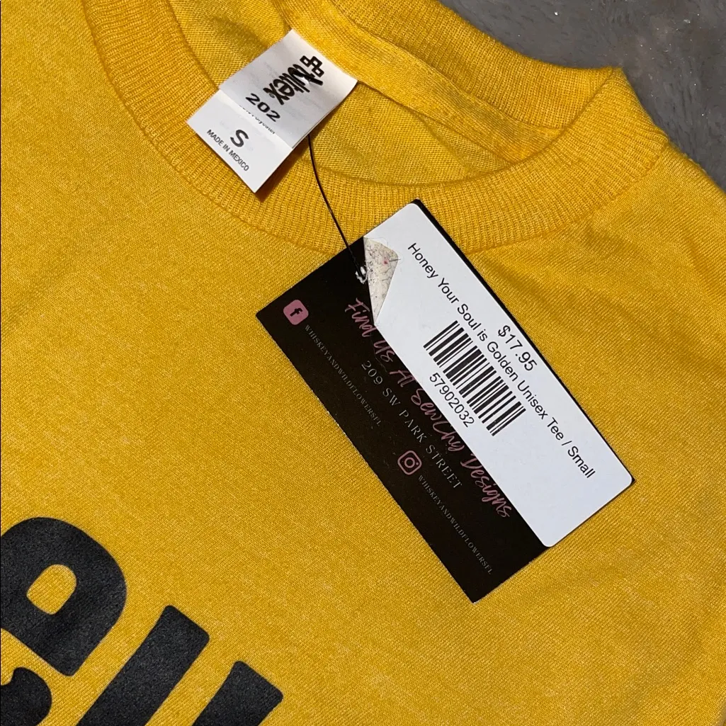 Golden Soul Graphic Tee | Inspirational Quote Tee - Image 2