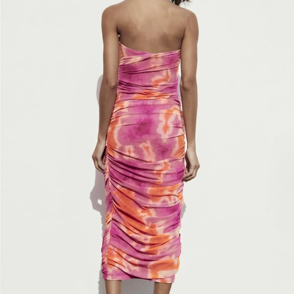 ZARA Printed Tulle Dress - Image 5