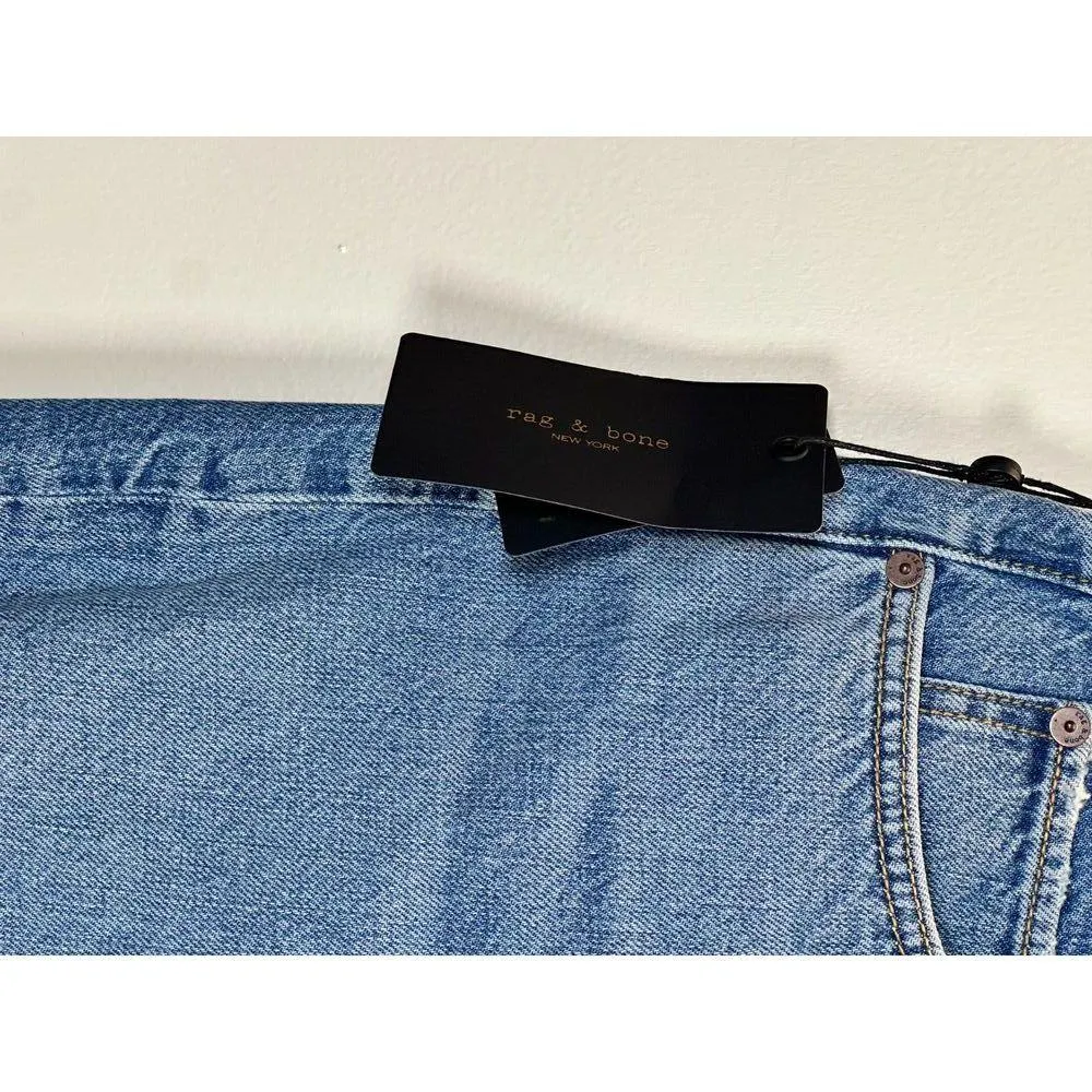 rag & bone Women's Size 31 Blue Dre Low-rise Denim Cut Off Shorts NWT - Image 10