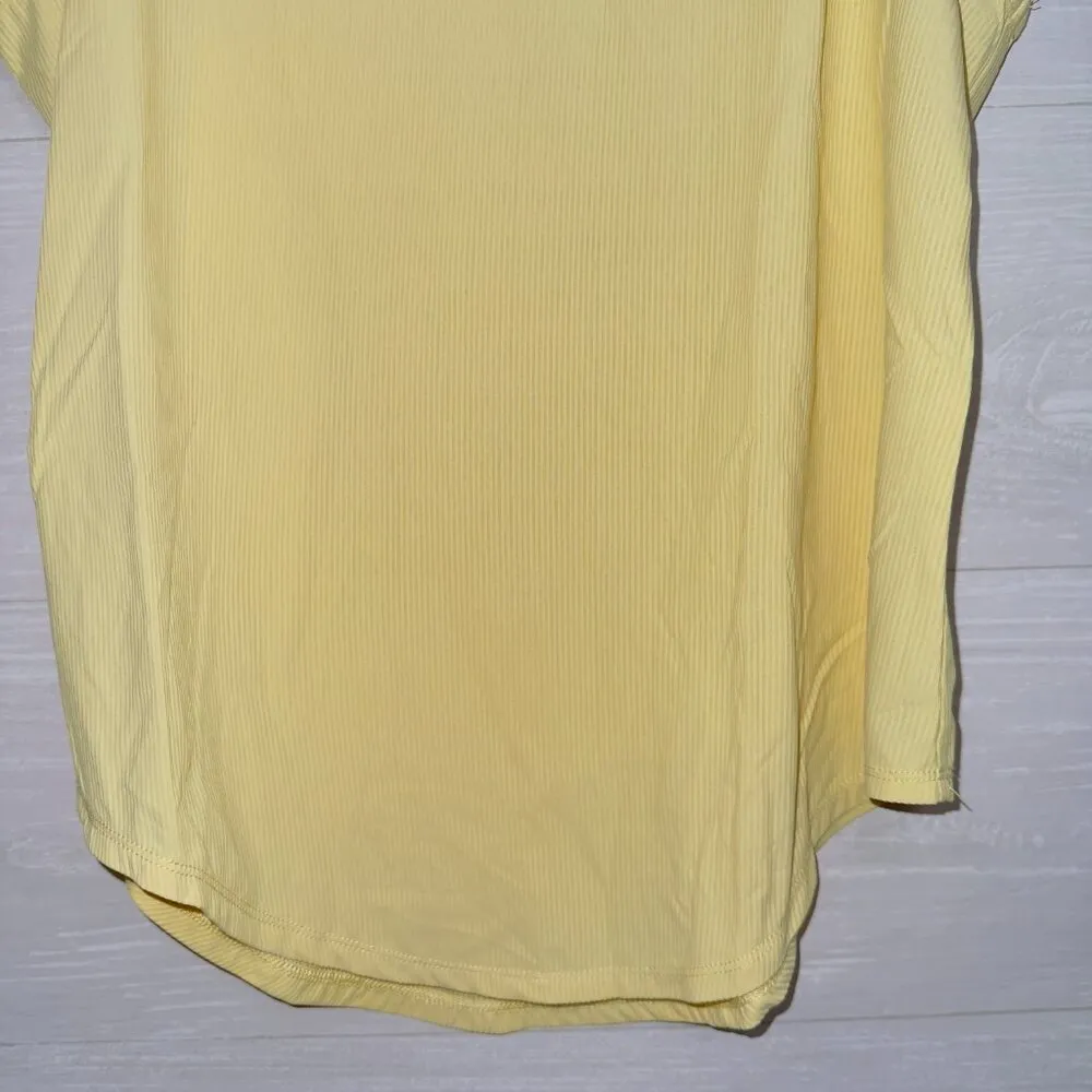 Ziya Active Women's Yellow Sleeveless Scoop Neck Athletic Tank Top size large - Image 3