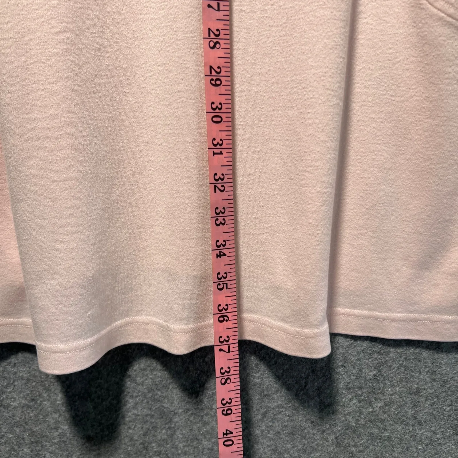 Stan Herman Vintage Pink Sleep Shirt Nightshirt Embroidered V - Image 5