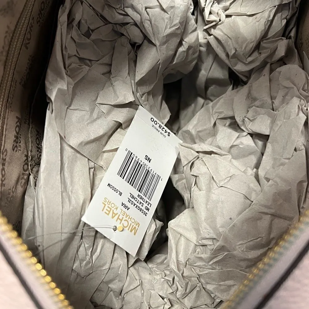 🔥🎁NWT! Michael Kors ARIA Satchel Handbag Msrp:$428.00 - Image 5