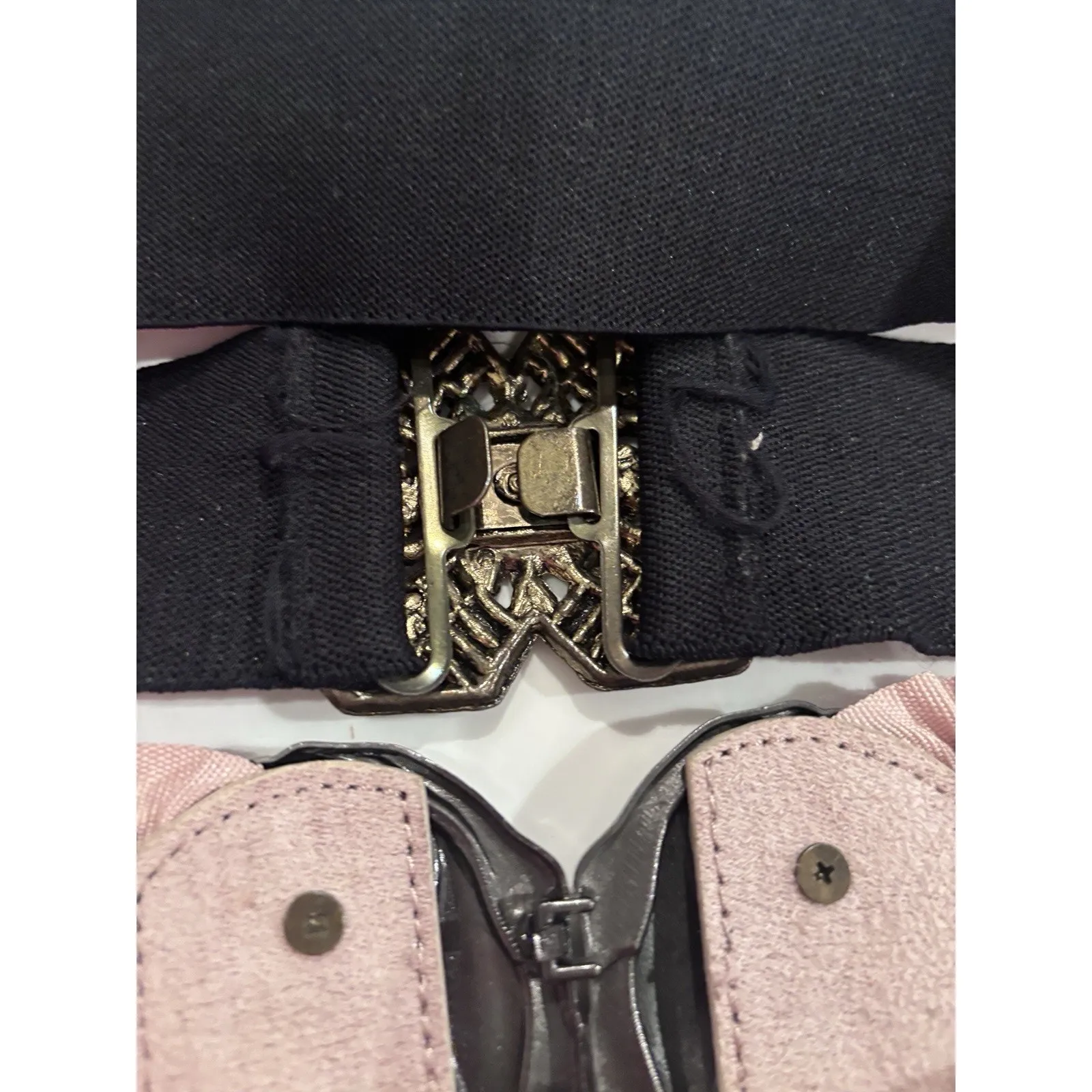 5 Vintage 80's 90's Womens Stretch Belts Wide Retro Glam Metal Lot Y2K - Image 7