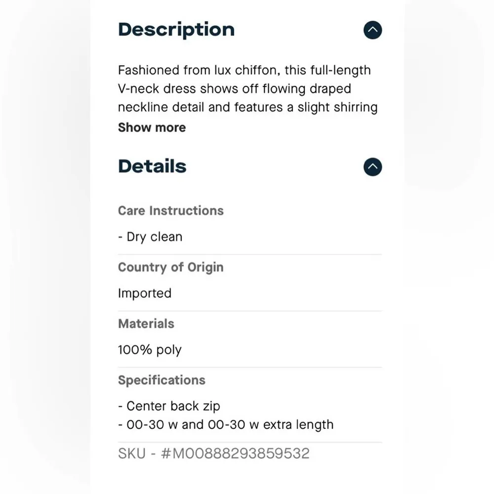 Dessy Collection Sleeveless Draped Chiffon Maxi Dress With Front Slit Pink Size 14 - Image 10