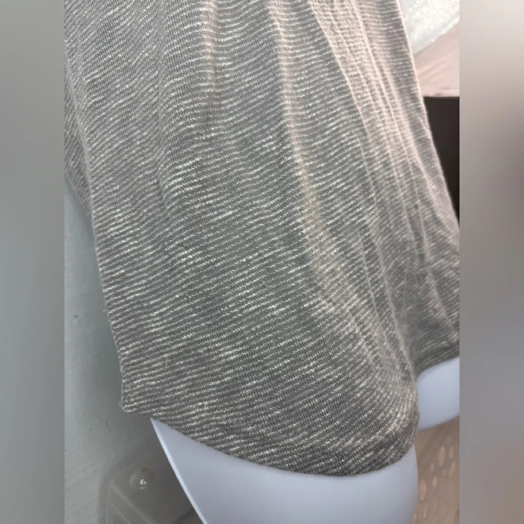 Juicy Couture S Babydoll Stretch Gray Scoop Neck Long Top - Image 6