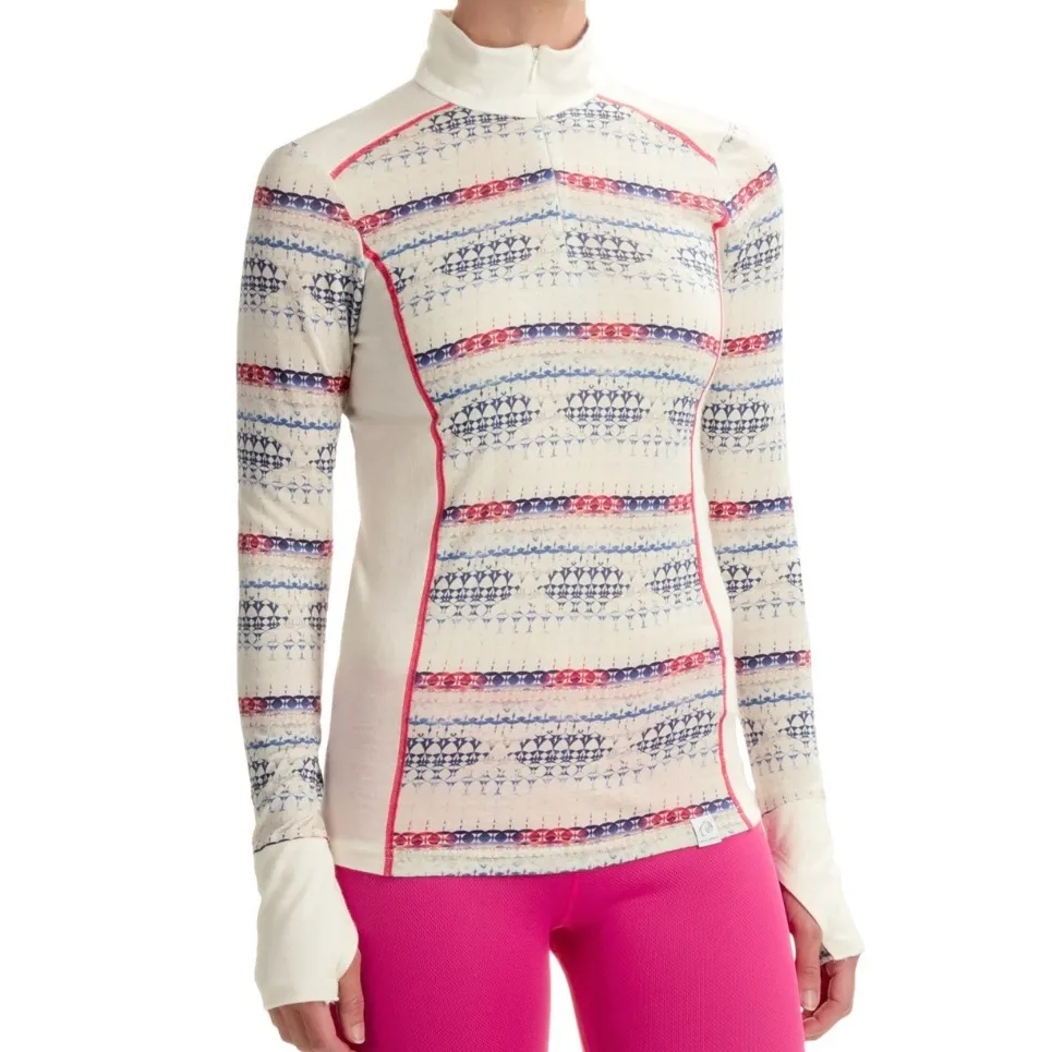 Helly Hansen Women’s Lifa Merino Wool Graphic Half Zip Base Layer Medium Flaw - Image 2