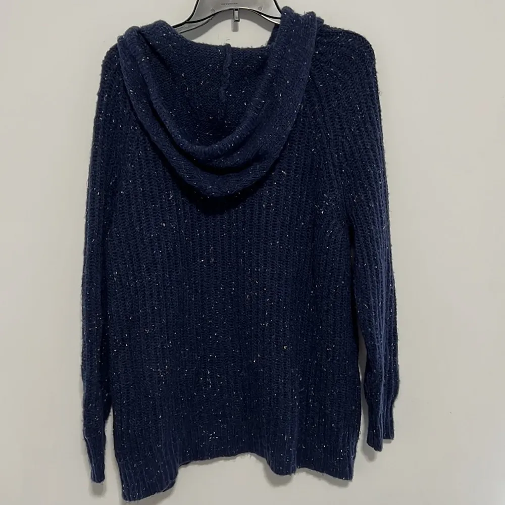 AERIE Sweater with Hood Blue Size Small - Image 7