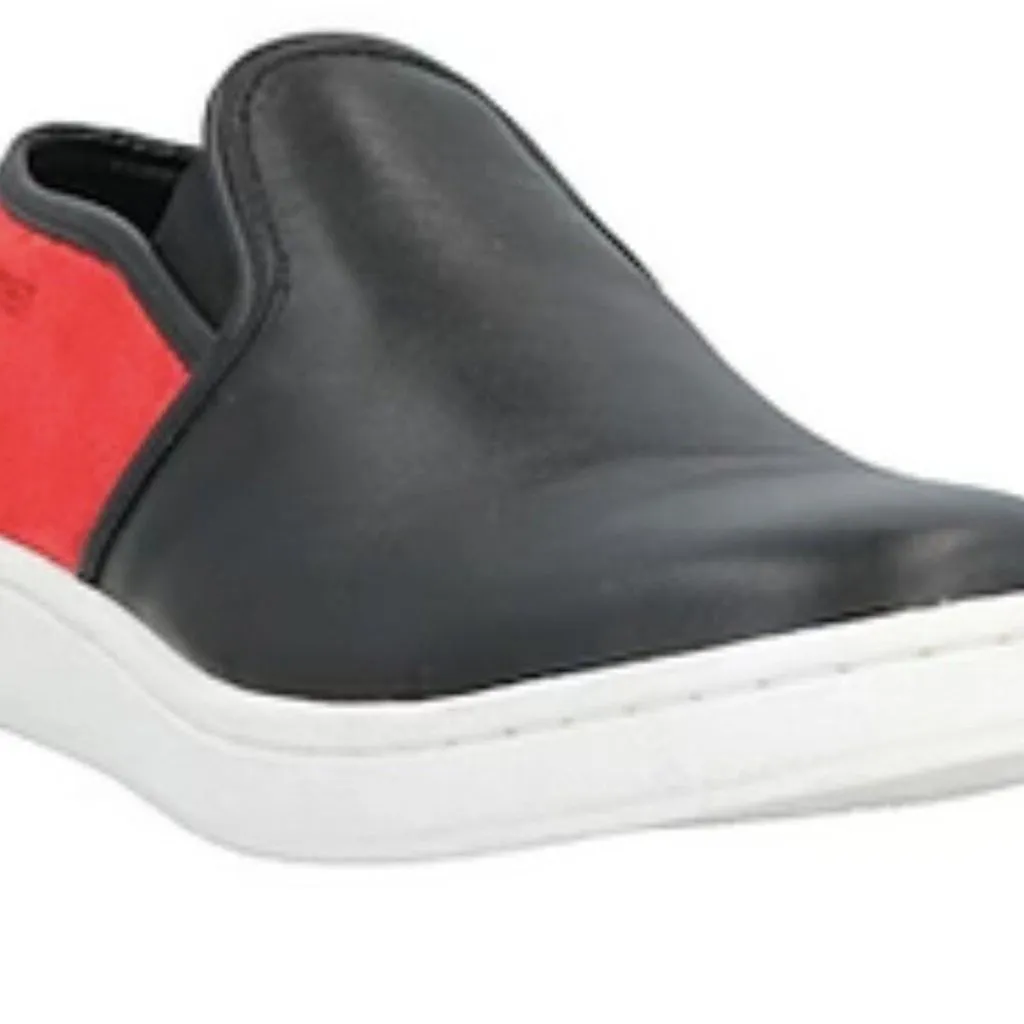 Neil Barrett black leather slip on Sneakers Size 8 - Image 3