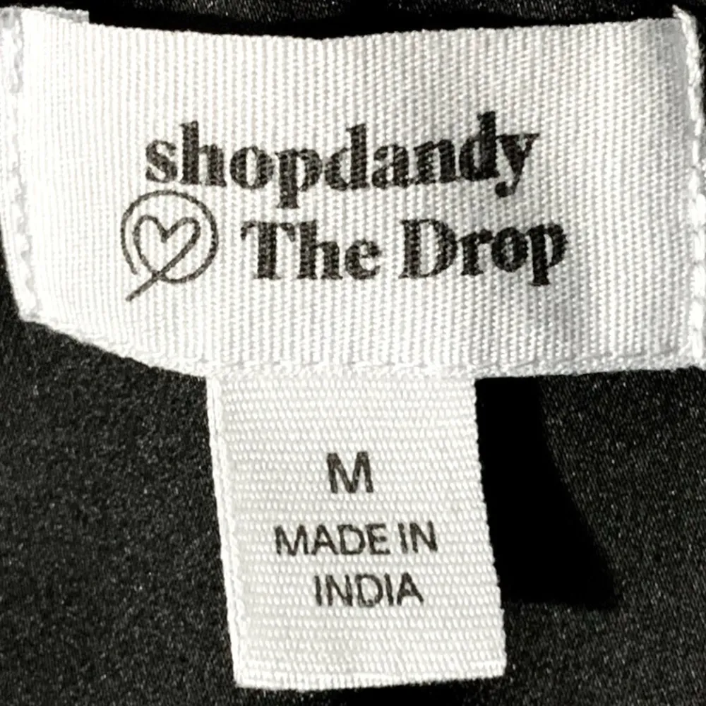 One Shoulder Dressy Black Stretch Jumpsuit Women’s Medium - Image 5