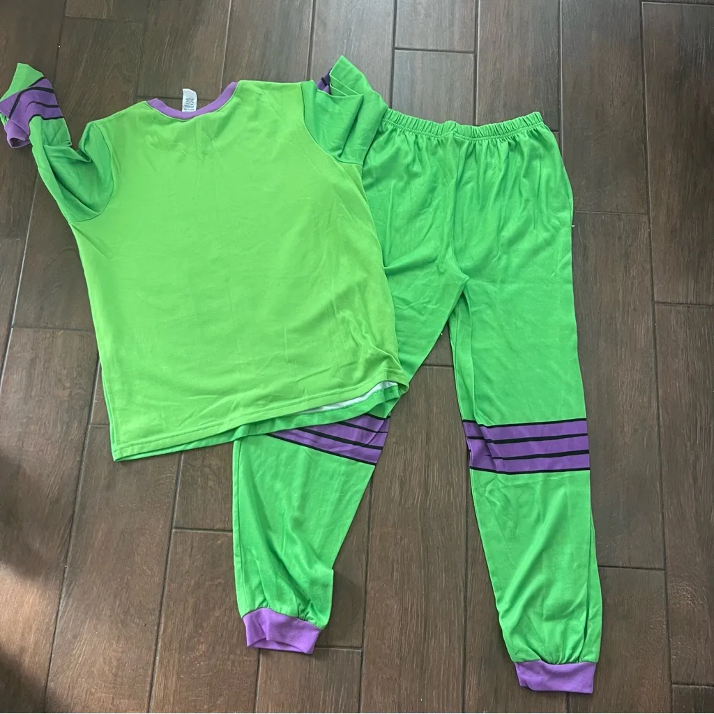 Teenage Mutant Ninja Turtles TMNT Donatello 2 pc Pajama Set size M Green Size M - Image 7