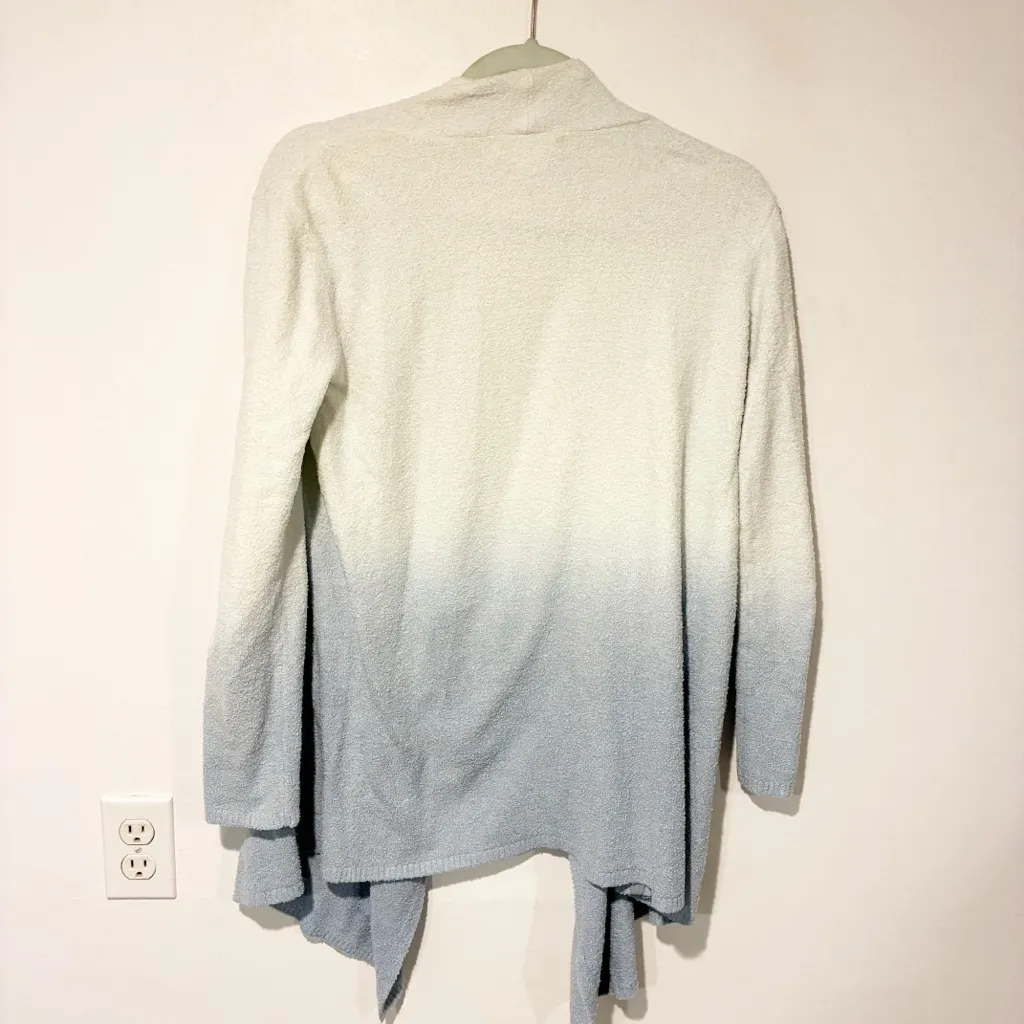 BAREFOOT DREAMS Cozychic Blue Ombré Lounge Open Front Cardigan Size Small/Medium - Image 5