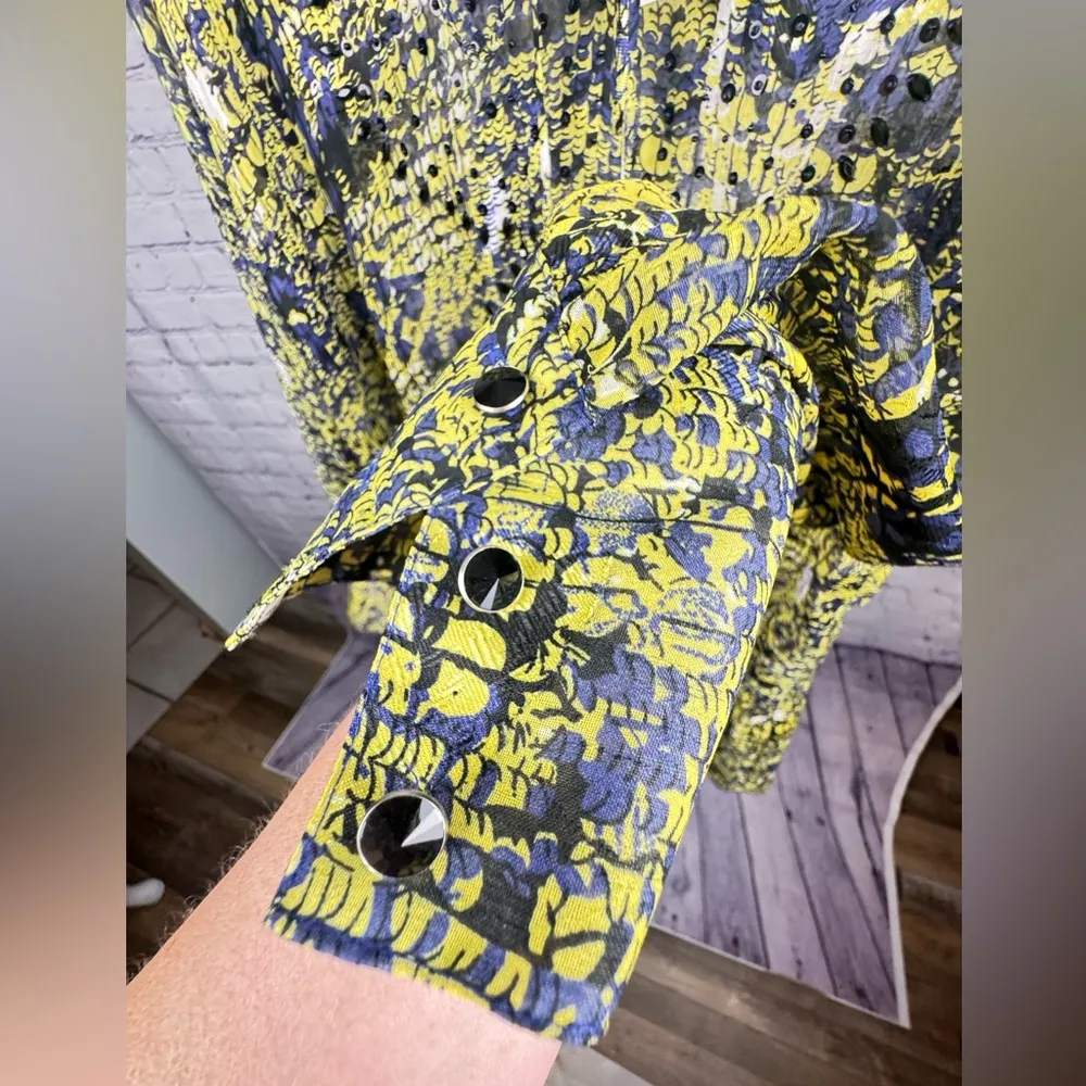 Vertigo Paris Tunic with Beads and Sequins NEW! Size XL - Image 12