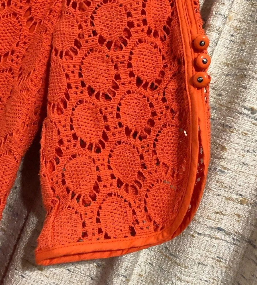 Trina Turk  Orange Bonfire Dress - Image 4