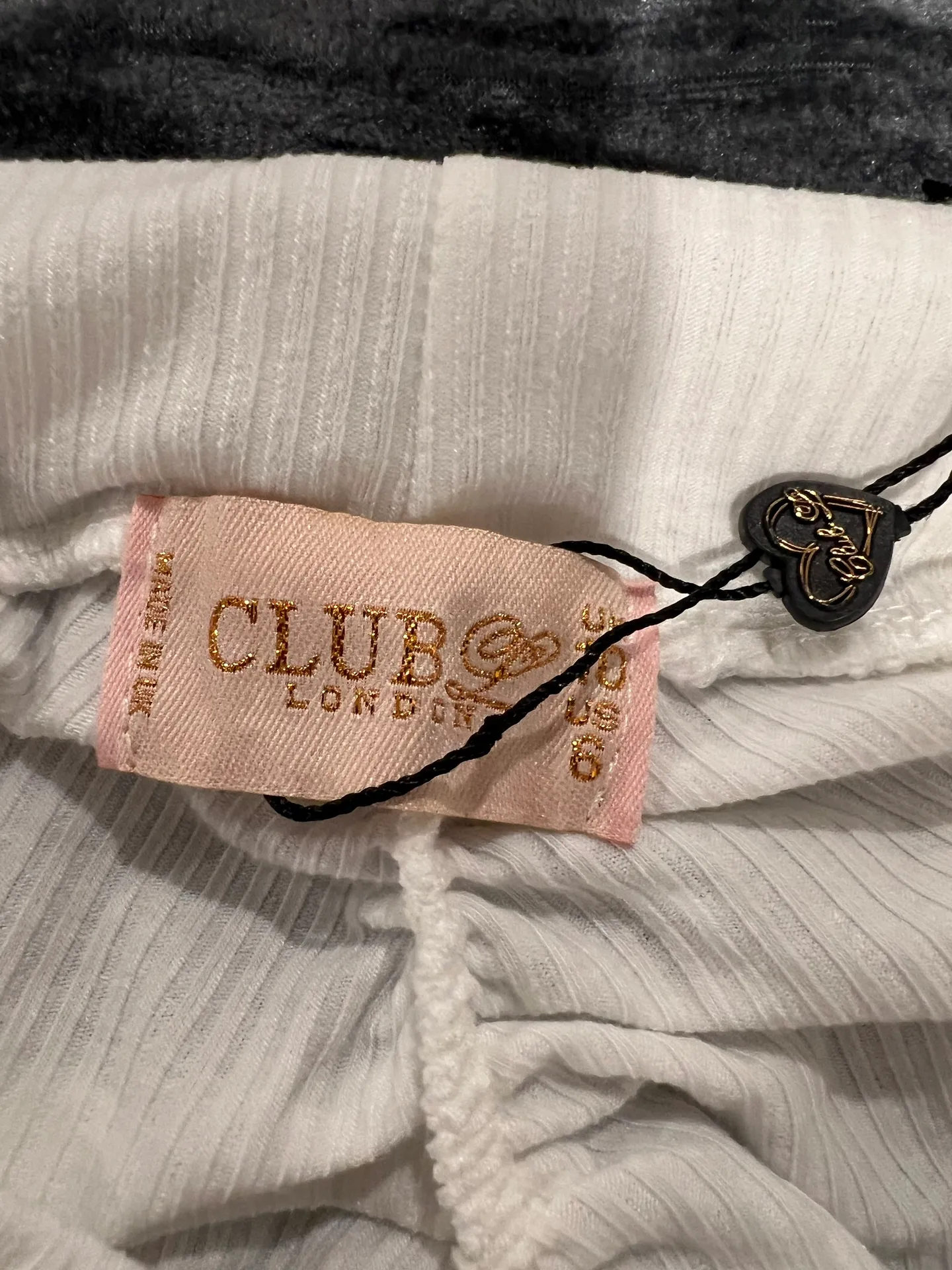 White Loungewear Shorts - Image 3