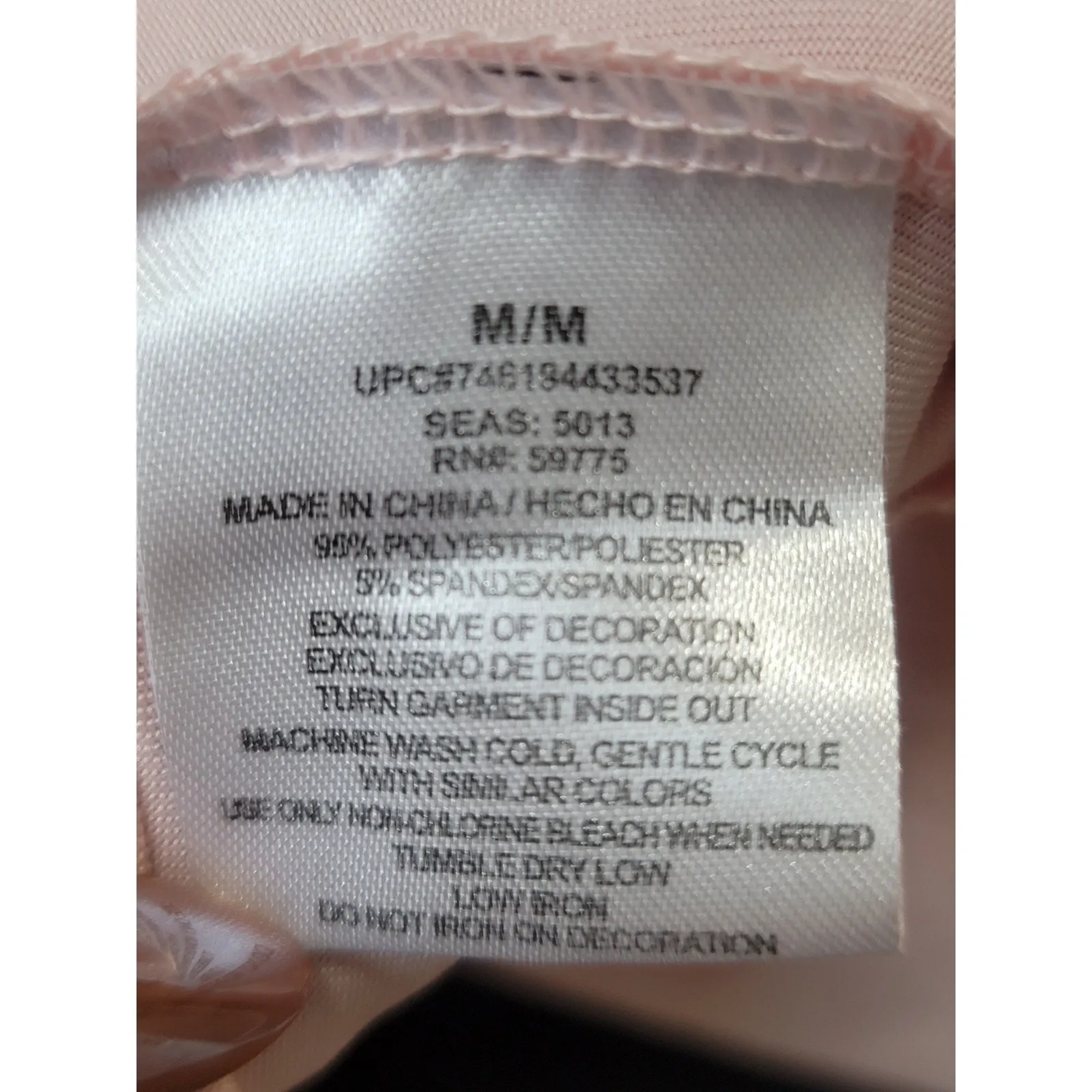 Dream Out Loud Strapless Peplum Dress Women's Medium Pink Ruched Bodycon - Image 10