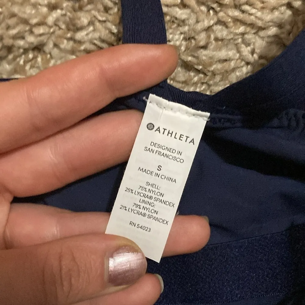 Athleta Adriata navy one piece swimsuit - Image 5