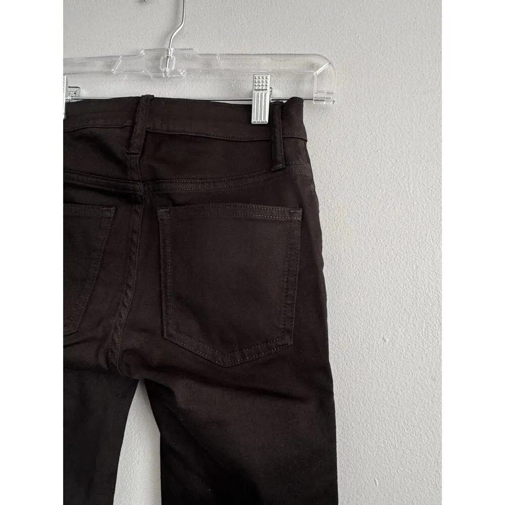 NWT J Crew 9” Toothpick Black Mid Rise Stretchy Skinny Jeans Size 23P - Image 4