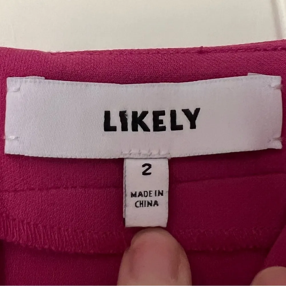 Likely Willard Mini Dress Pink Cactus Flower - Image 7