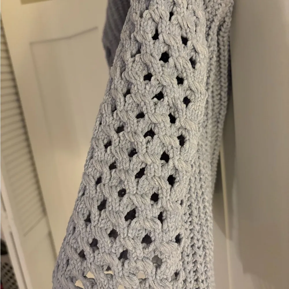 Pink Lily Act Surprised Oversized Chenille Bell Sleeve Sweater - Image 5