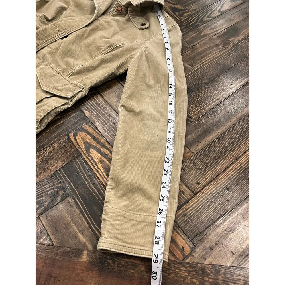 Eddie Bauer Corduroy Y2K Jacket Women Medium Chore Pocket Dainty Grunge Feminine - Image 6