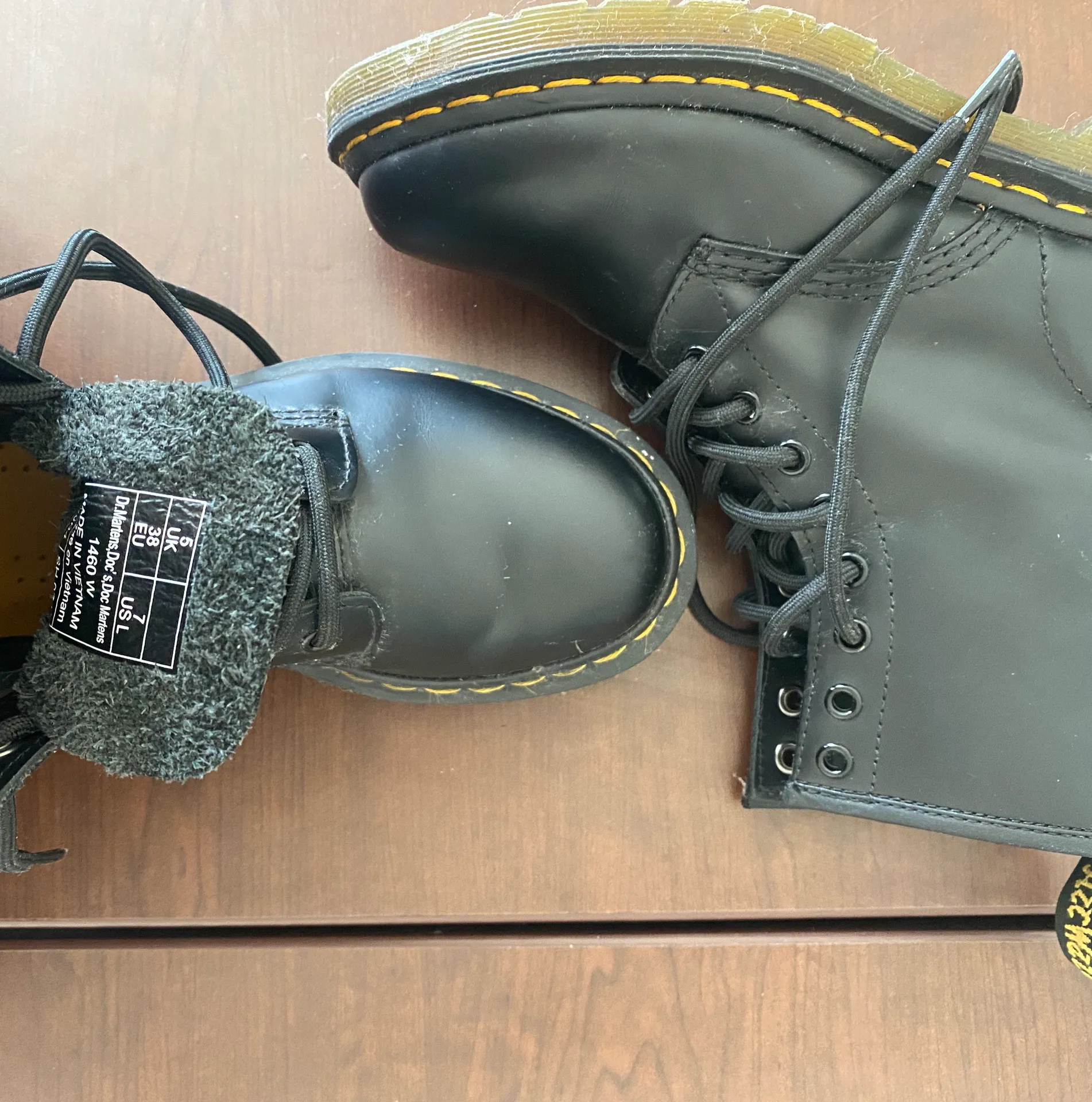 Dr. Martens Black Doc Marten Boots - Image 6