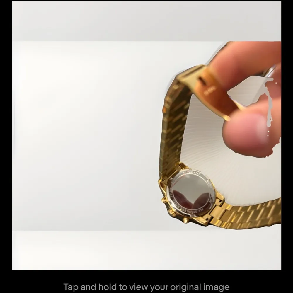 Michael Kors MK6747 Oversized Brynn Pavé Gold-Tone Stainless Steel Watch - Image 5