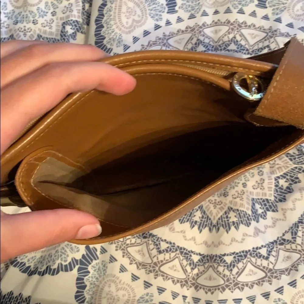 Longchamp | Longchamp leather crossbody satchel - Image 4