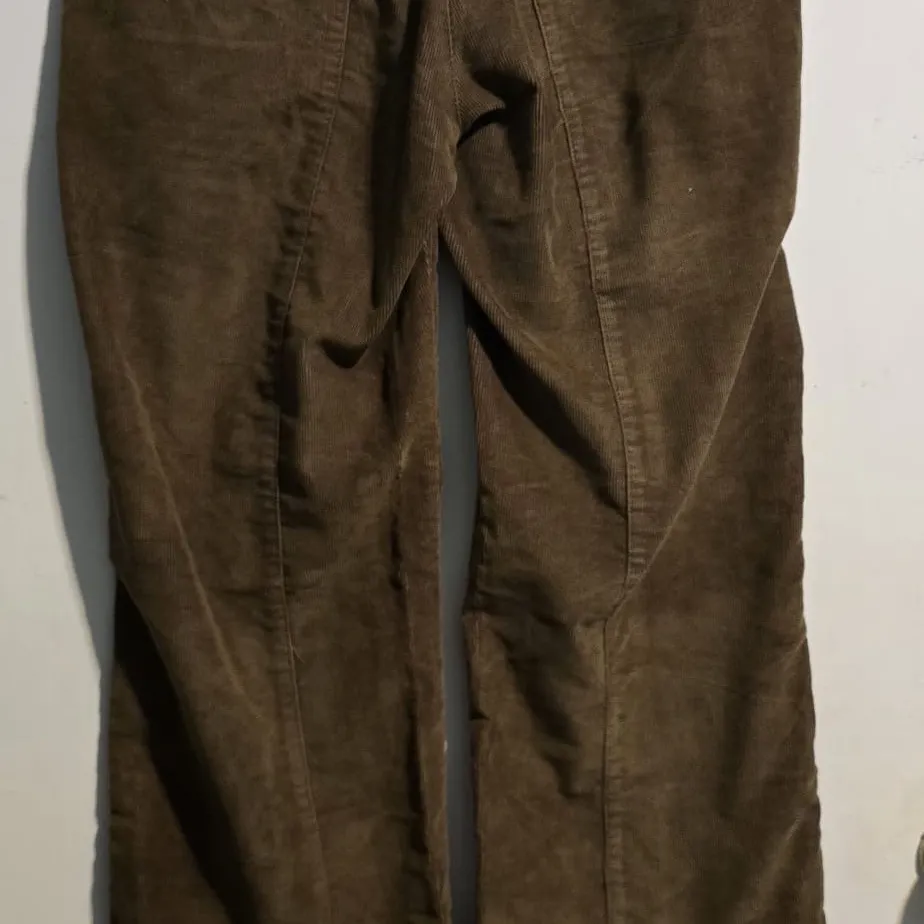 Athleta  Brown Cargo Pants Relaxed Fit Corduroy‎ - Image 2