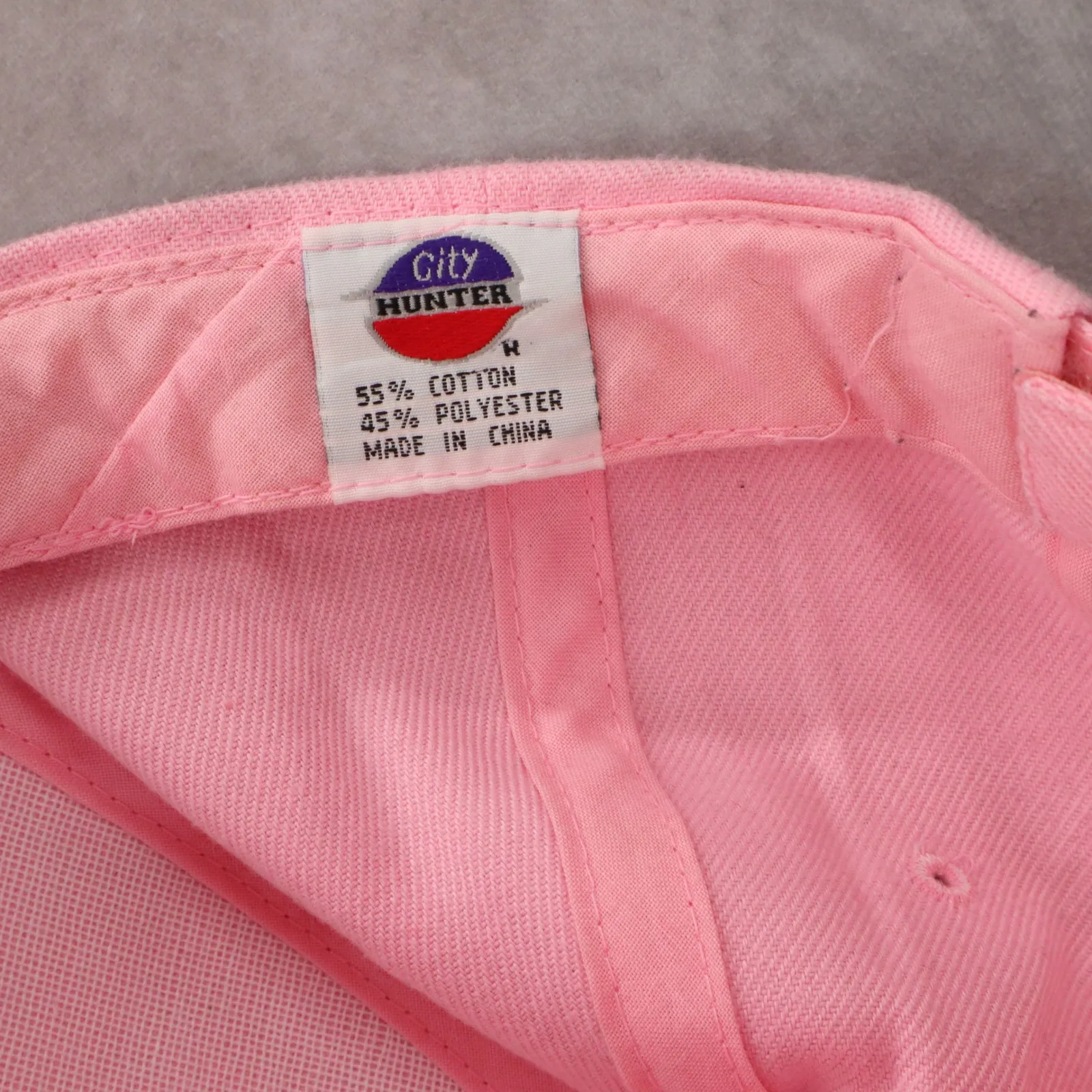 City Hunter Pink Utah‎ Tues Cloth Strap Athletic Sports Baseball Cap Hat - Image 6