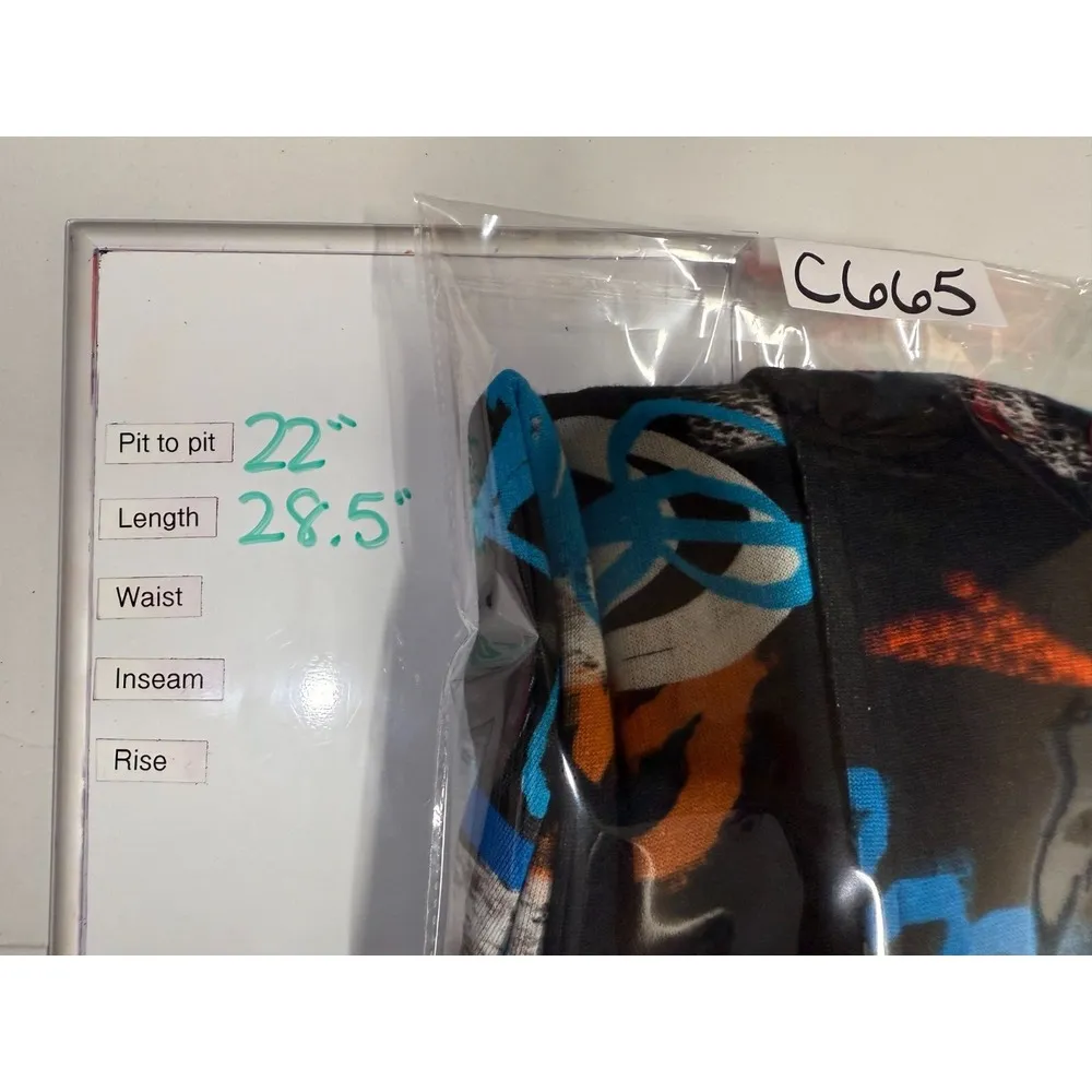 Parsley & Sage Jacket Womens Sz M Art To Wear Graffit Blazer‎ Colorful Artsy Size M - Image 6