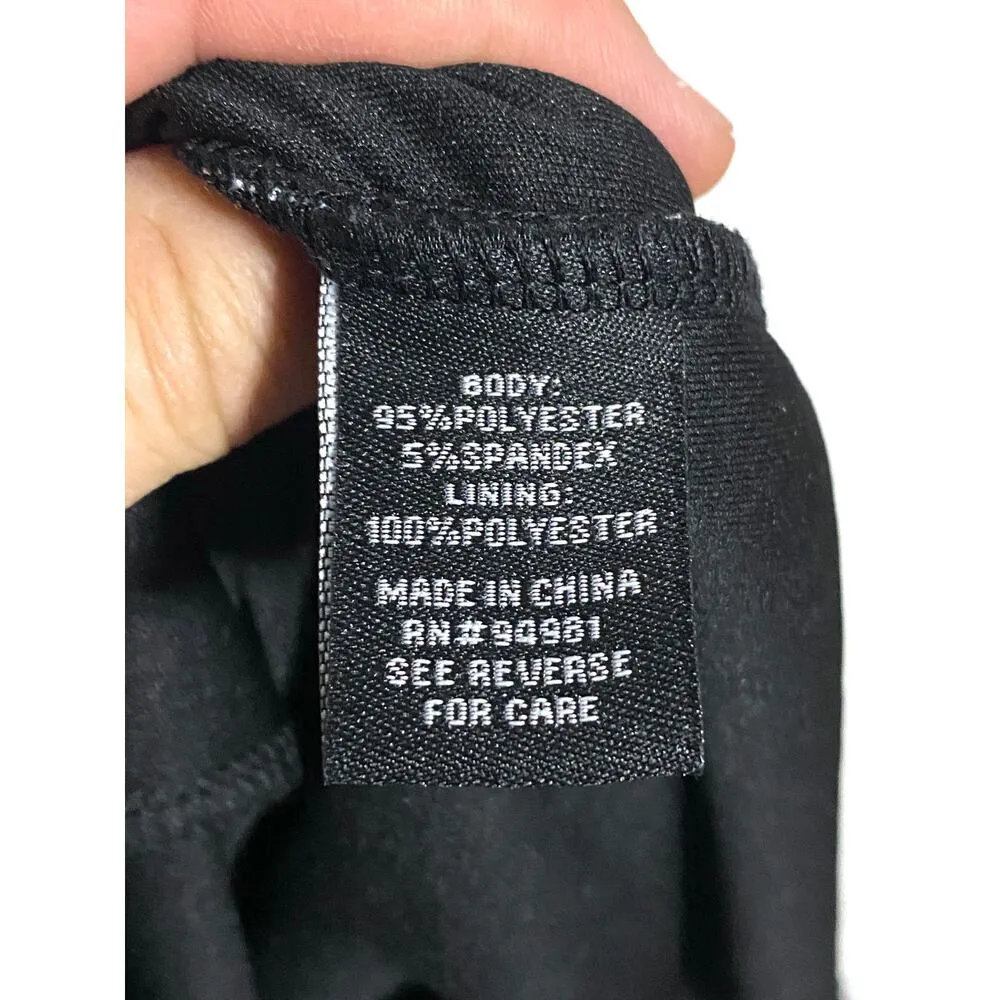 Forever 21 Celestial Sun Moon Black Cami Ruched Mini Dress Womens M NWT Lined - Image 10