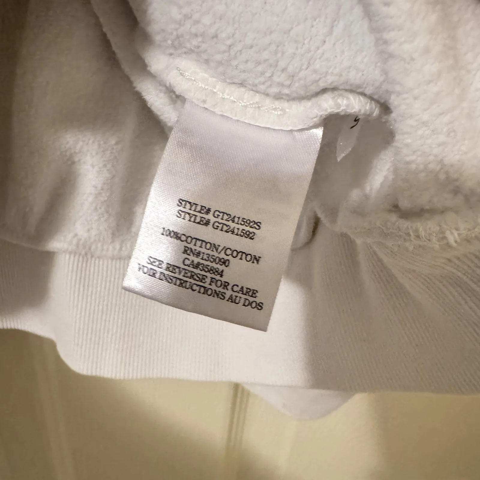 Z Supply Womens Cream Sweatshirt Bon Voyage Graphic Crewneck Size S Lounge - Image 4