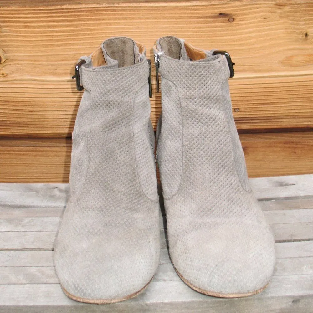 Aquatalia Perforated Ankle Boots - Image 3