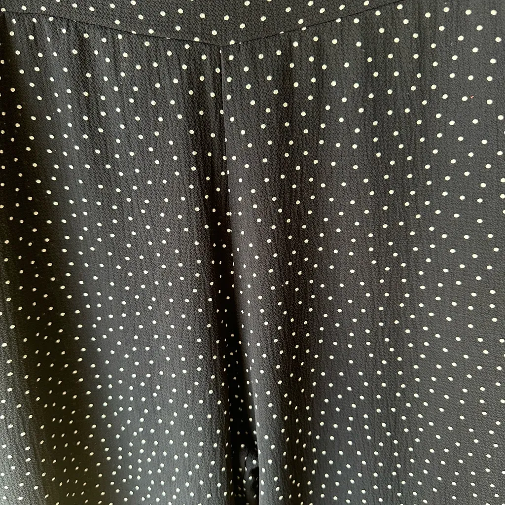 Blu Pepper Black and White Polka Dot Pants - Image 2