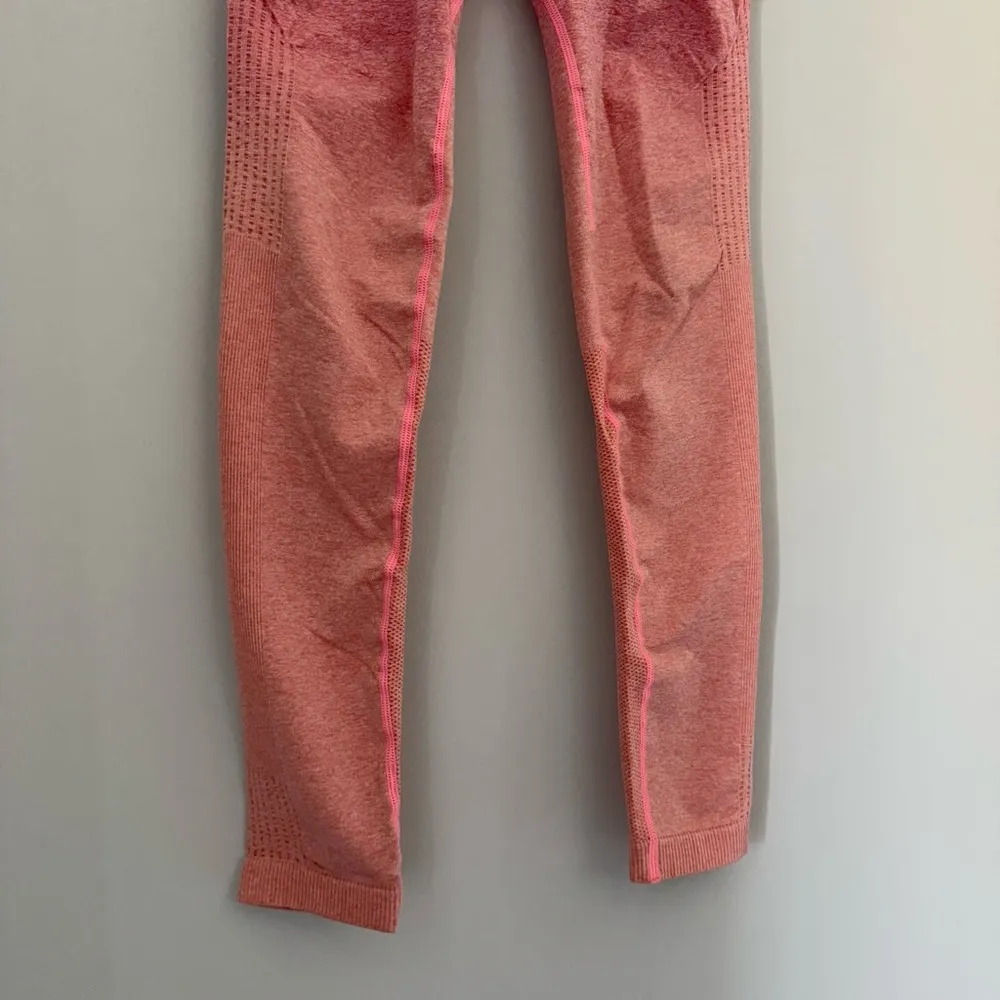 Gymshark Vital Seamless 2.0 Leggings Intense Coral Marl Ombré - Image 4