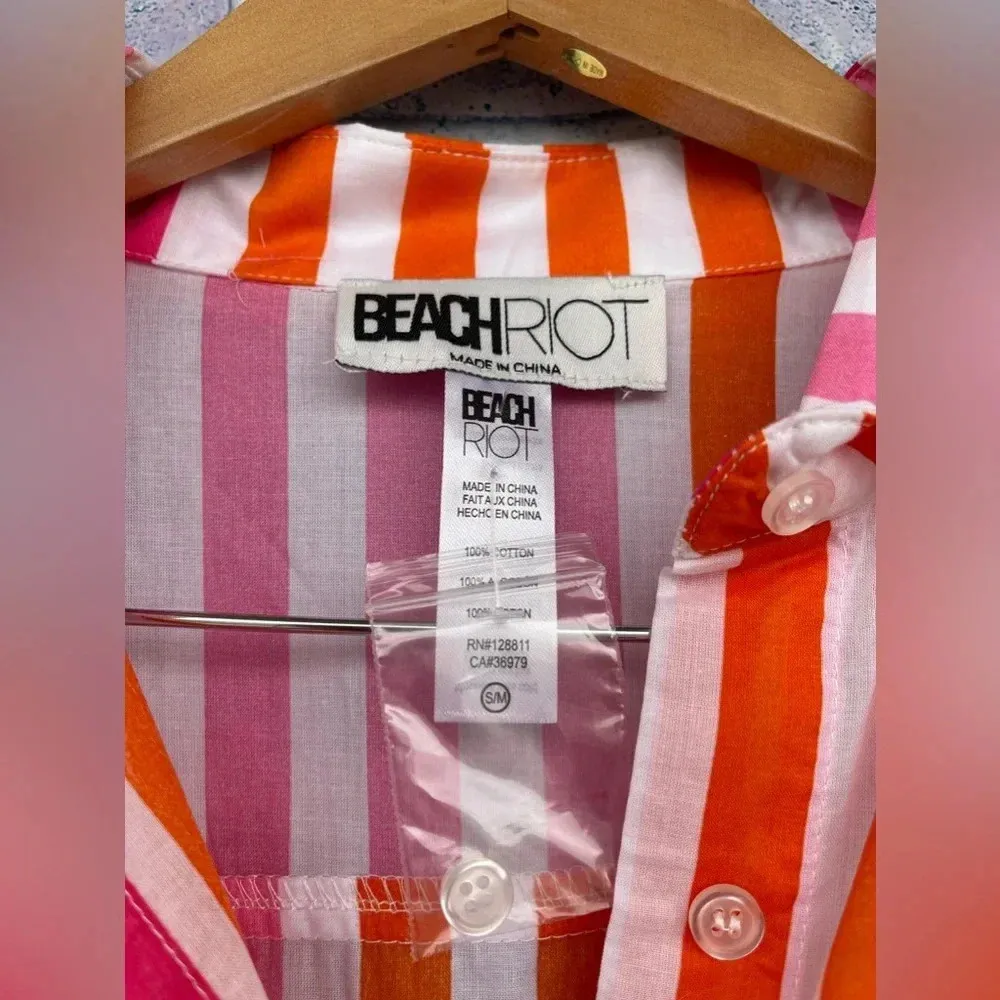 BEACH RIOT Alexa Top in Sunset Stripes S/M - Image 6