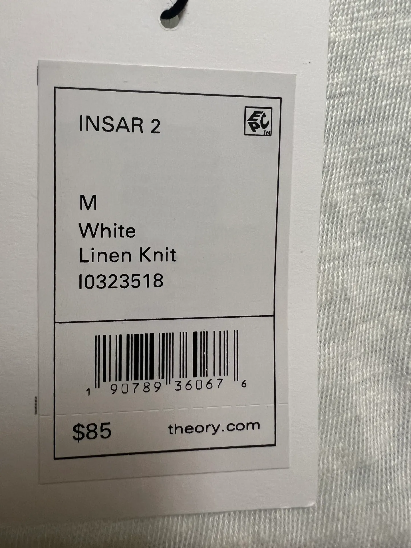 White Linen Knit Sleeveless Tank - Image 6