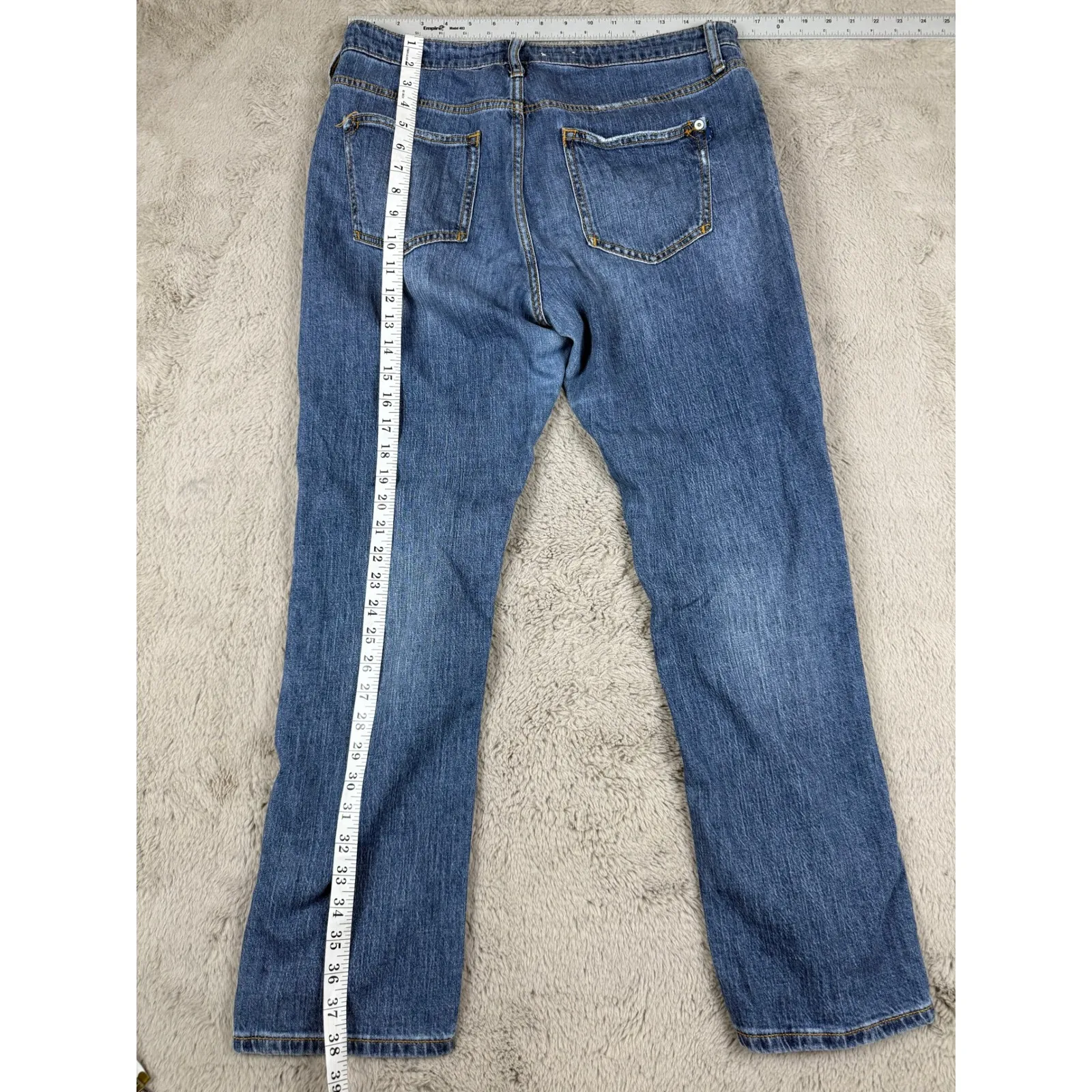 Anthropologie PILCRO and the Letterpress Boyfriend Crop Jeans Distressed Size 29 - Image 4