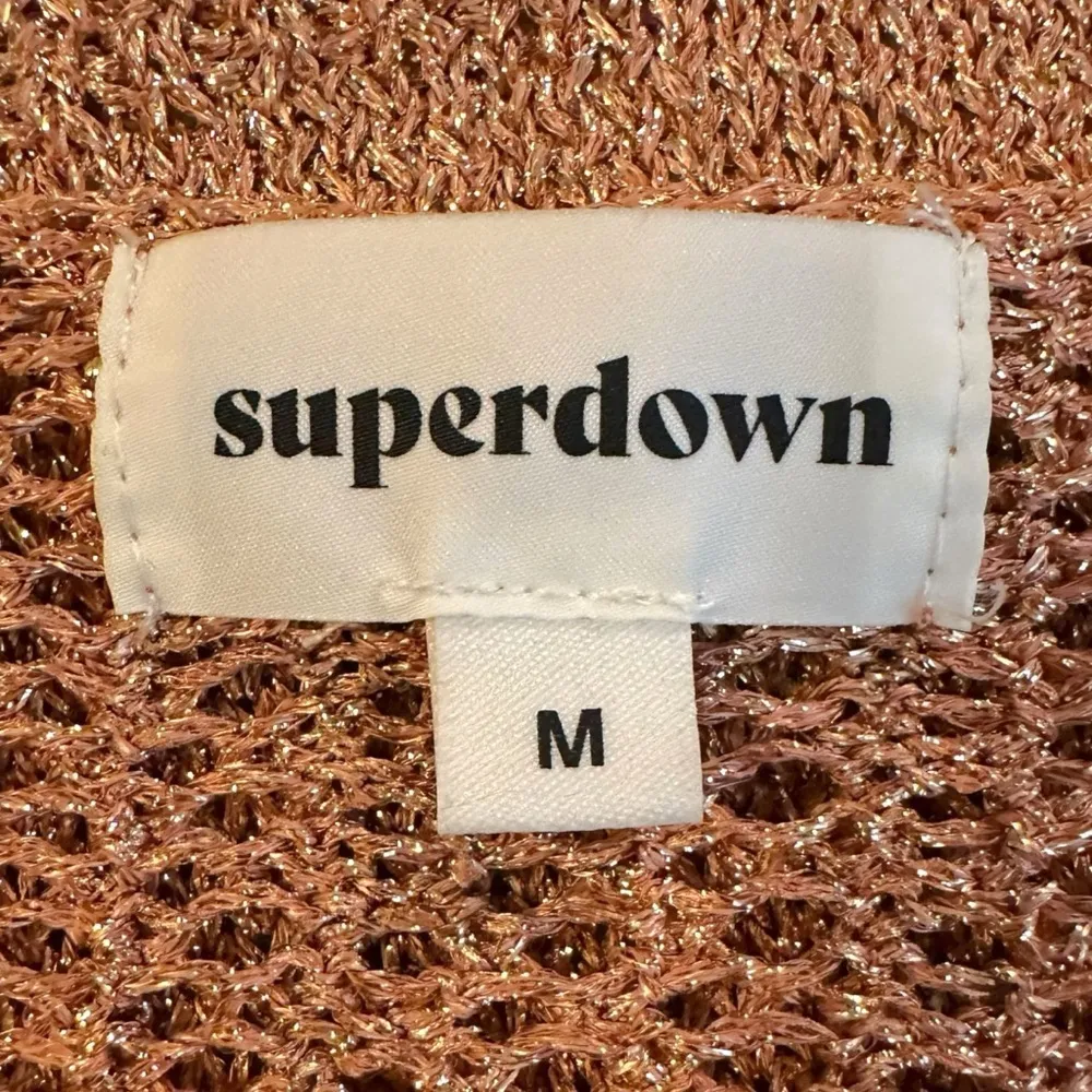 Superdown Nuri Crochet Mini Dress in Copper Size Medium Bodycon - Image 10