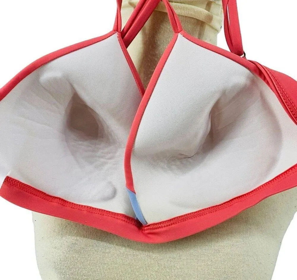 Hula Honey Colorblocked Molded Cup Push-Up Bikini Set Womens Large - Image 7