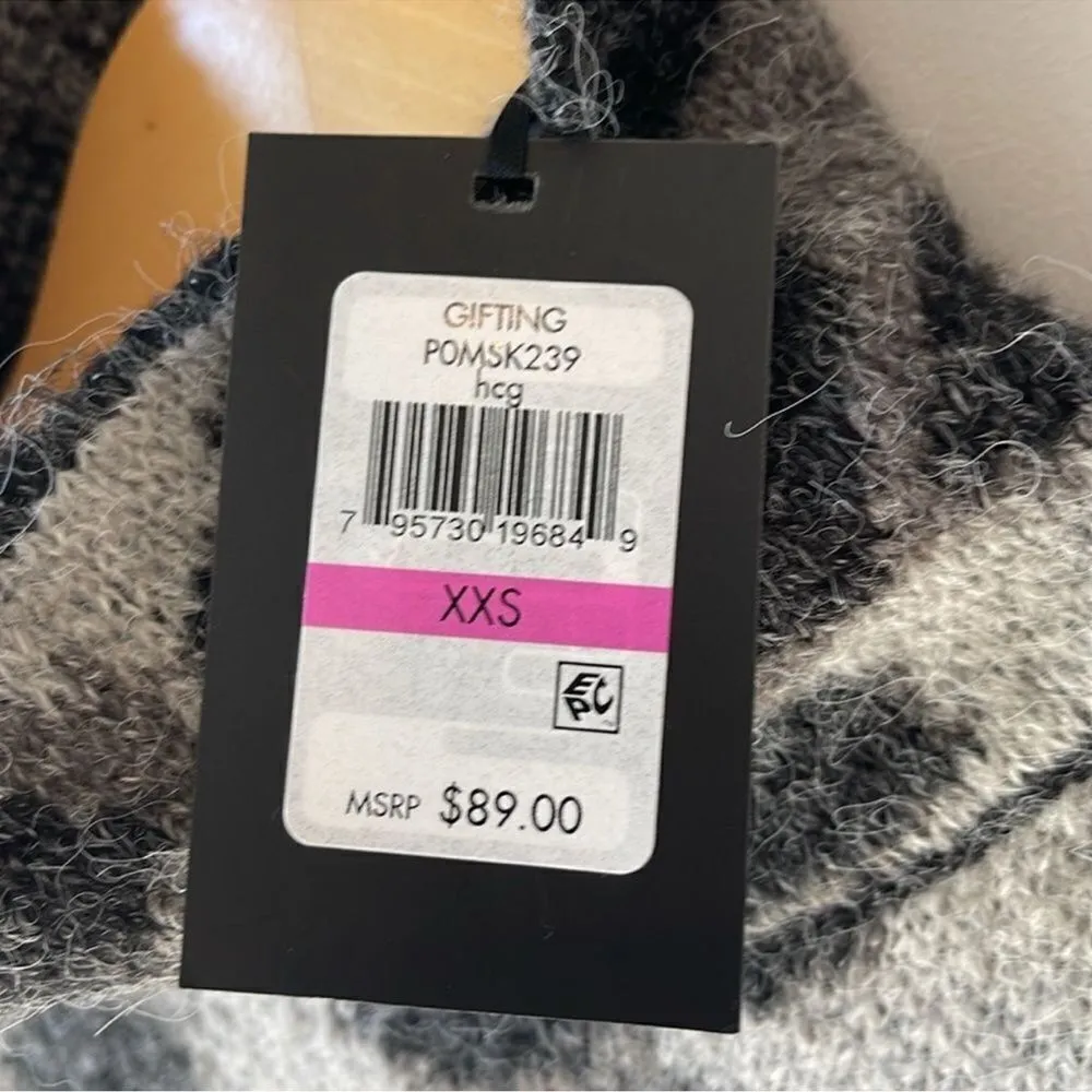 NWT DKNY Womens Gray Long Sleeve Turtleneck Sweater - Image 5