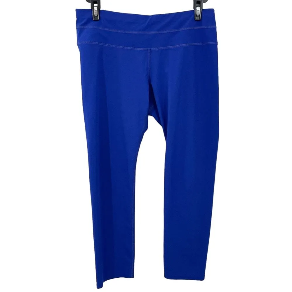 Athleta Dobby Sonar‎ Leggings Size SMALL Sapphire Blue - Image 3