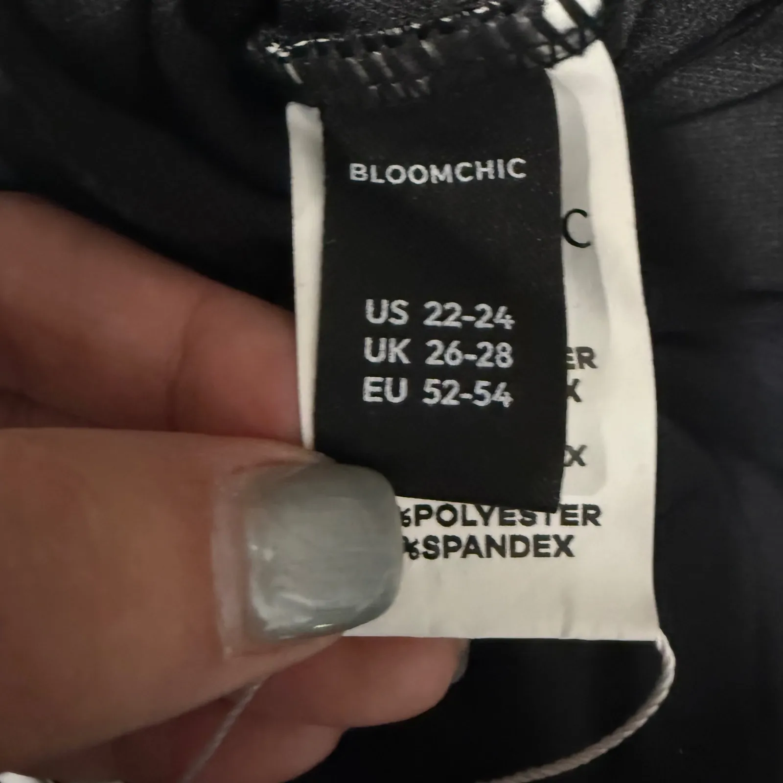 BloomChic One Piece Swimsuit Animal Print Black V - Image 9