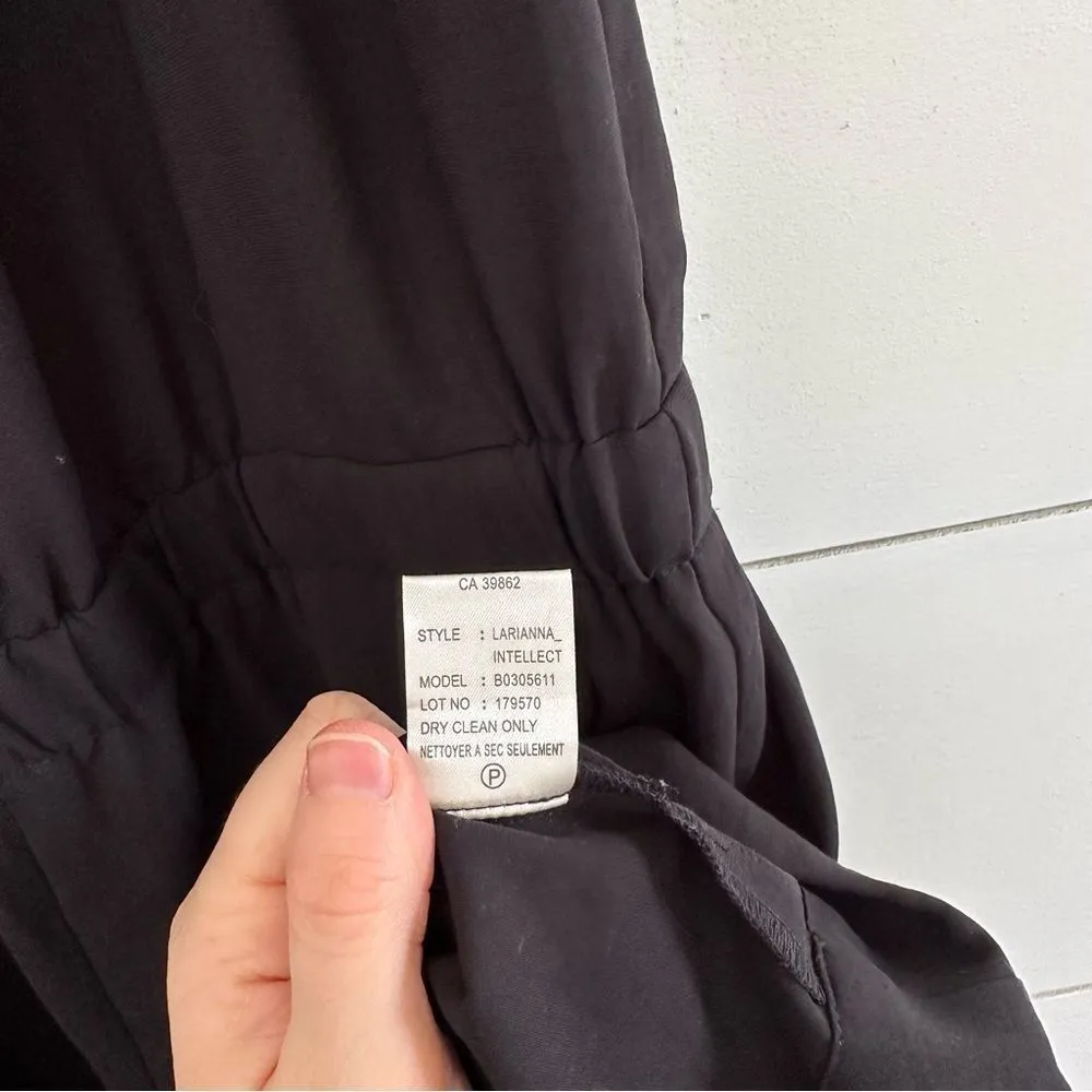 Theory Women’s Medium Black Larianna Intellect Romper - Image 3